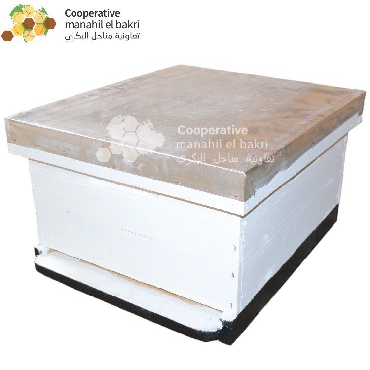 [BKR-230] Ruche longstroth avec cire gaufrées